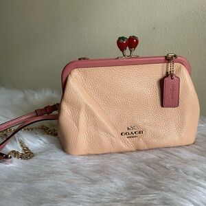 Coach Nora kisslock strawberry bag